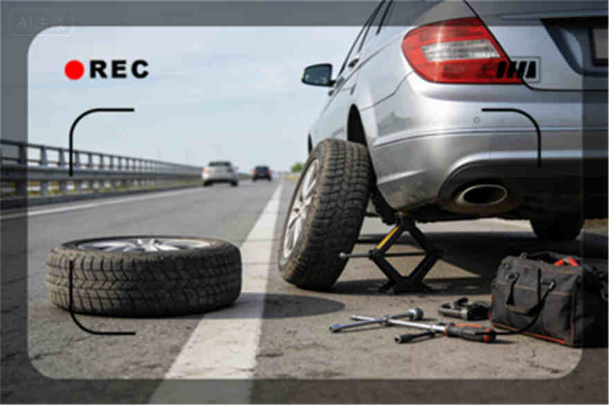 郏县高速公路爆胎-汽车换轮胎